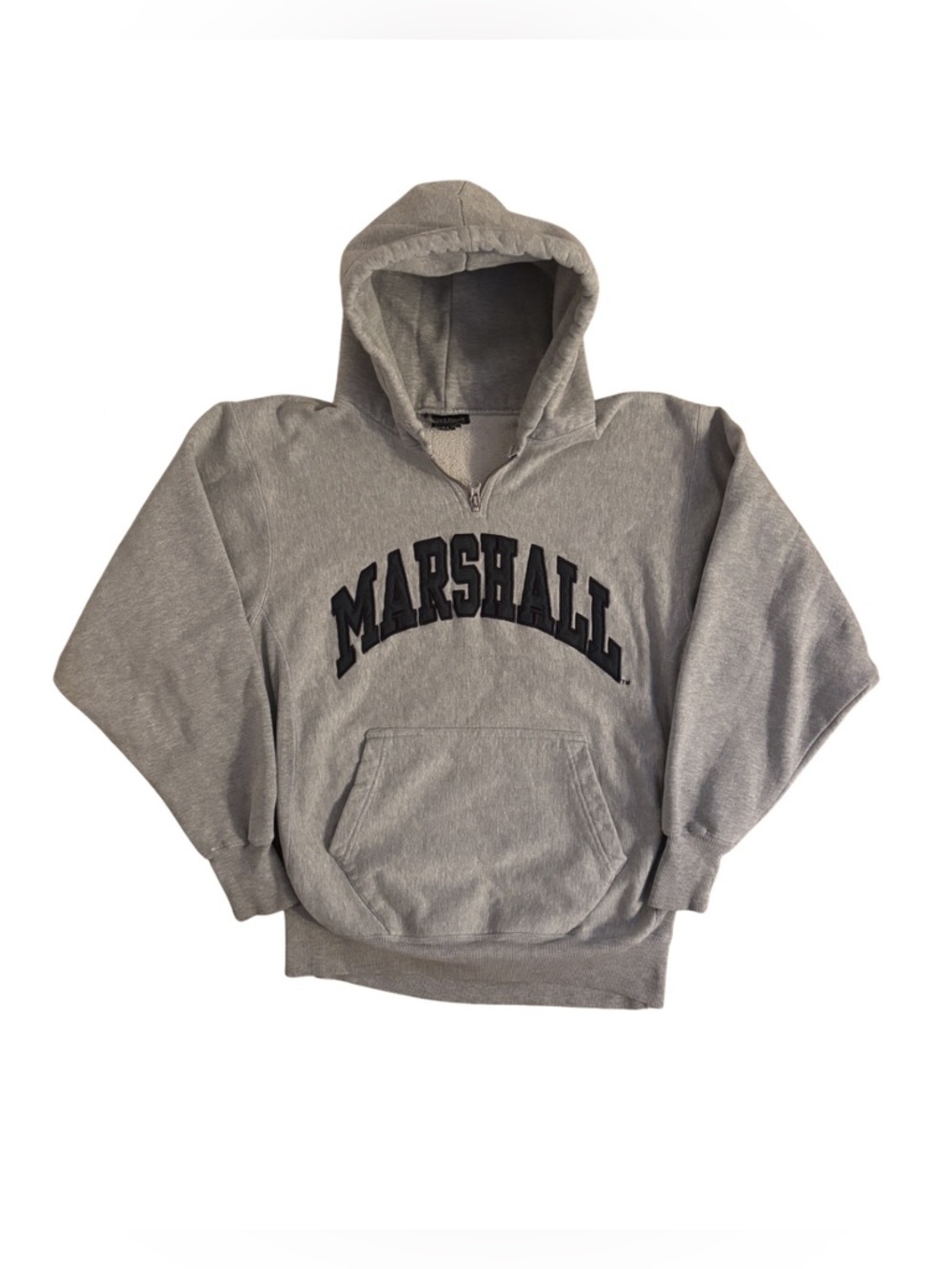 Steve & Barry’s Marshall Gray Hoodie with Green Logo